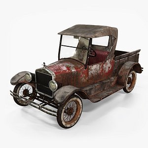 Old Rusted Vintage Pickup Truck