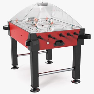 Stick Hockey Table Rigged 3D model