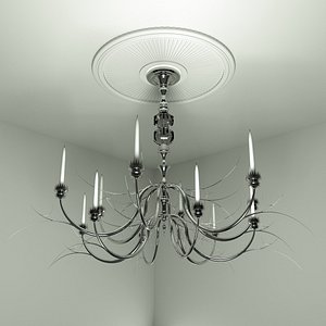 Silver Chandelier