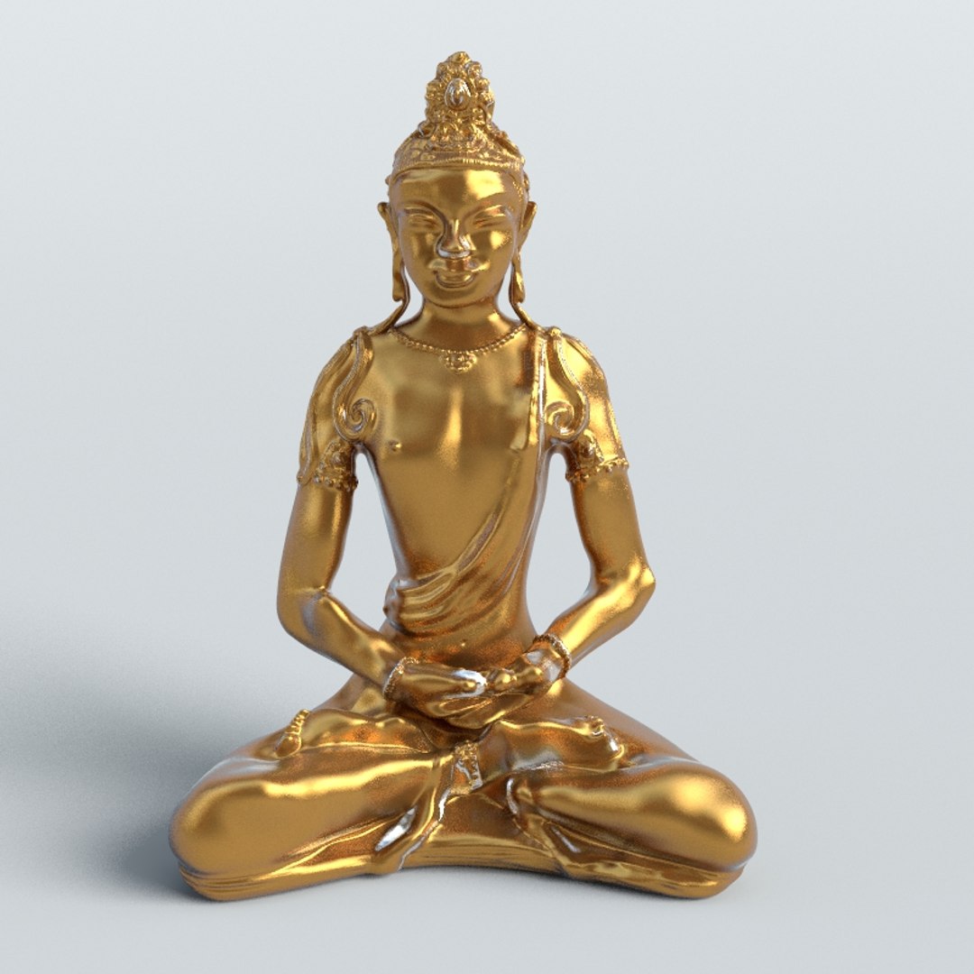 Buddha Statue 3d Model