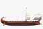 Modelo de barco romano Galea