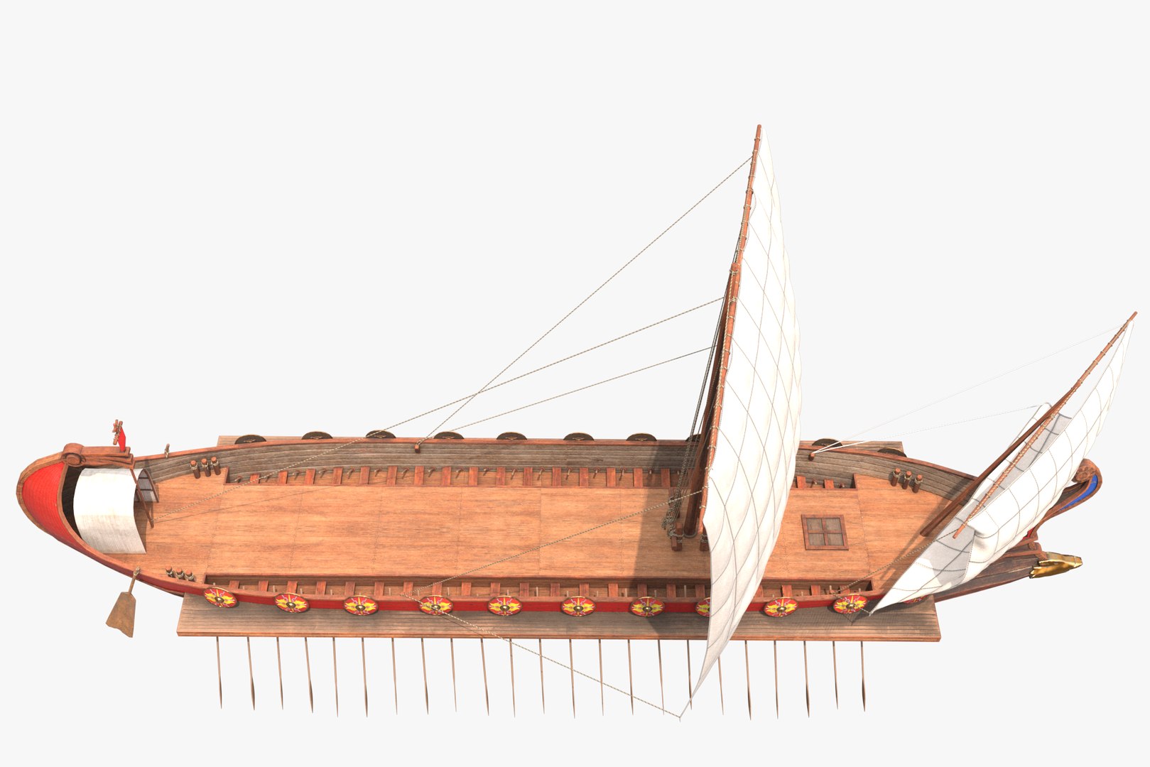 Galea Roman Ship Modello 3D Model - TurboSquid 2074313