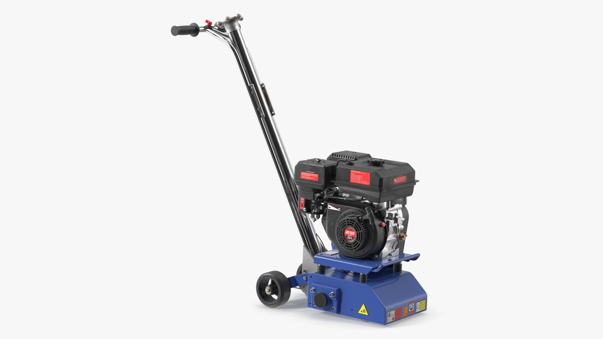 Floor Milling Machine Concrete Blue 3D model preview