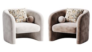 Modern Armchair 3D model