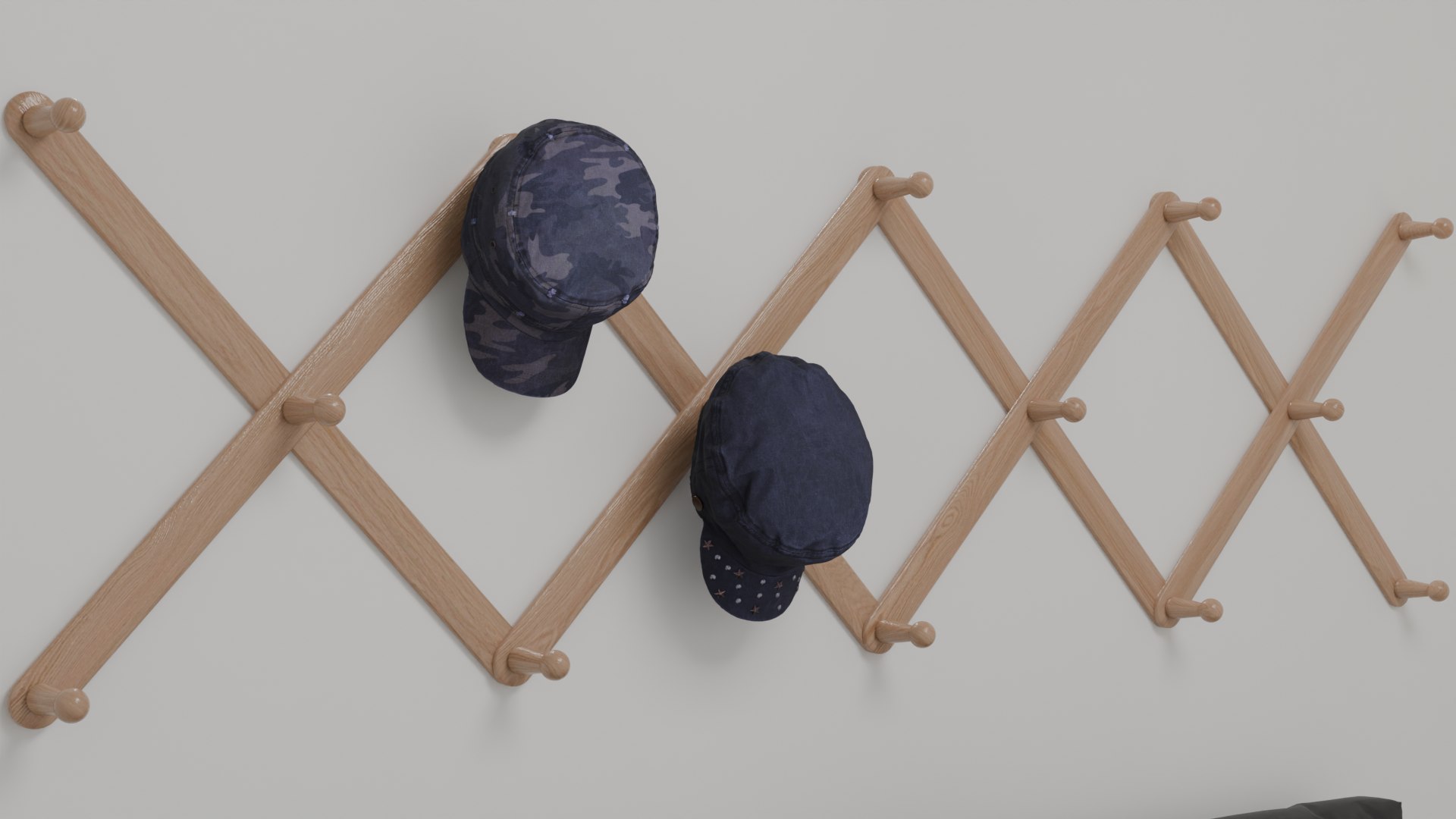 3D Hat Rack Pack - TurboSquid 2332866