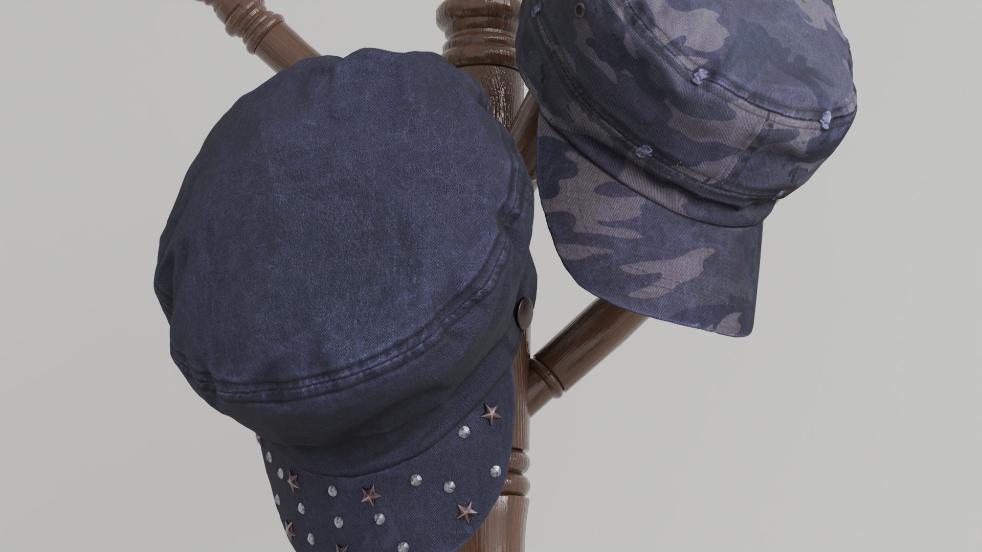 3D Hat Rack Pack - TurboSquid 2332866