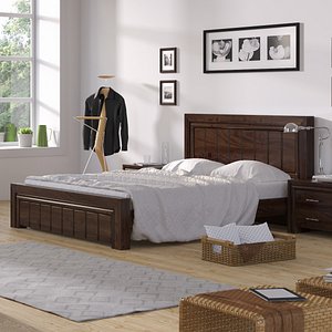 Interior Bedroom Scene Vray