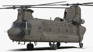 3D ch-47 chinook