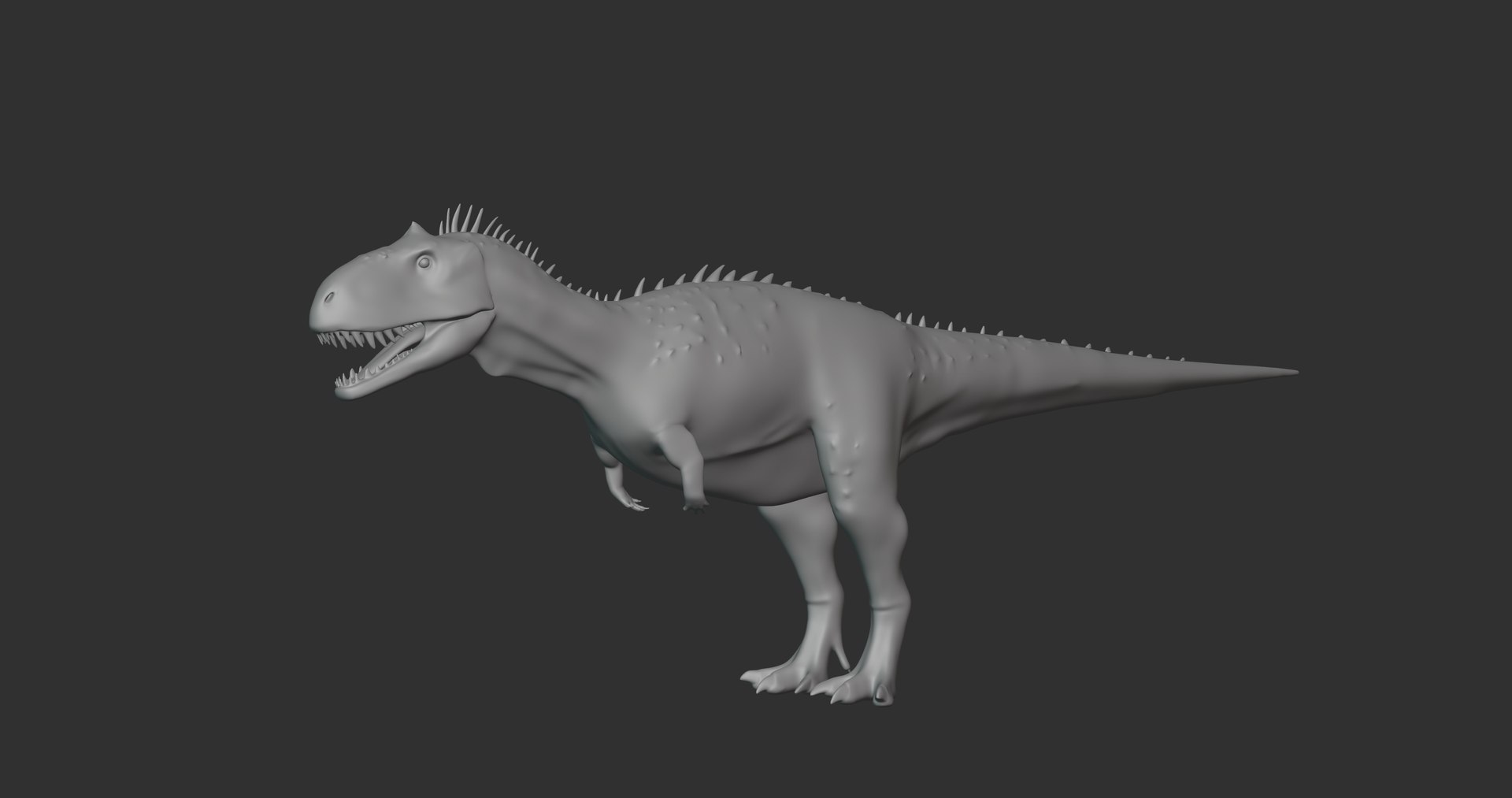 3D model Rajasaurus Basemesh Low Poly - TurboSquid 1995195