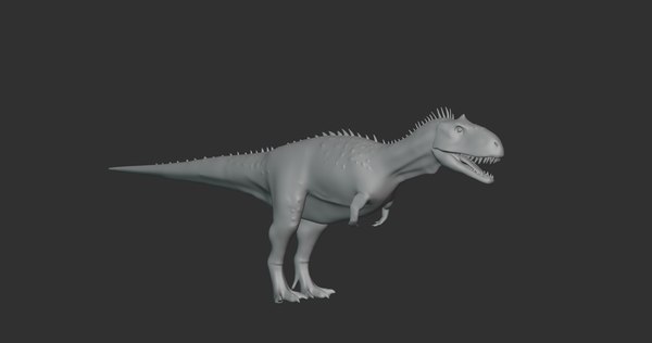 modelo 3d Rajasaurus Basemesh Low Poly - TurboSquid 1995195