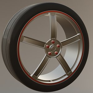 SingleMesh Tire and Rim
