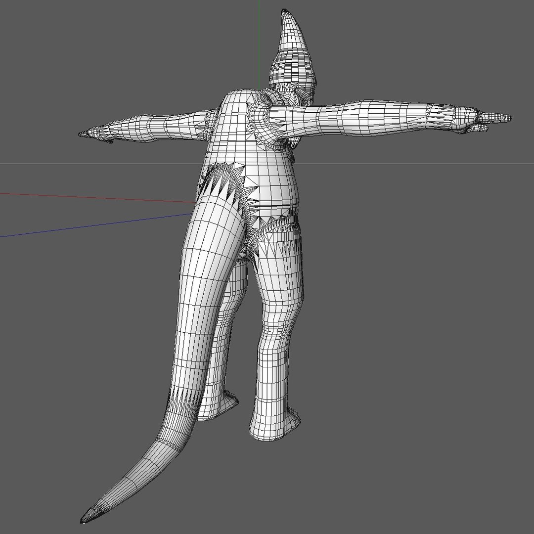 Rigged Alien 2 3d Model
