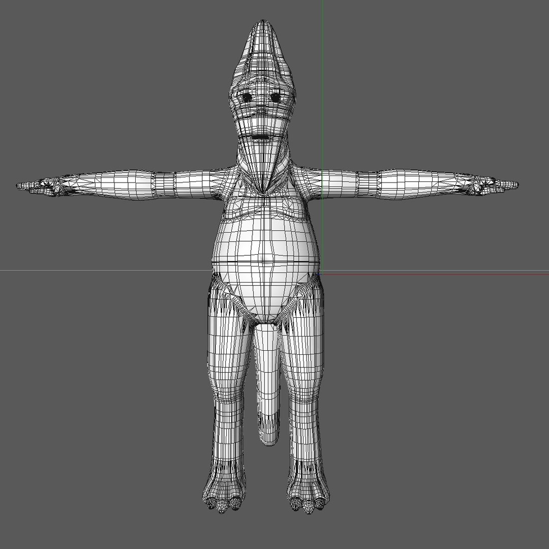 Rigged Alien 2 3d Model