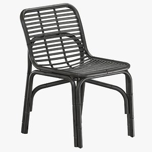 Black Peak armchair INDOOR rattan Cane-line model