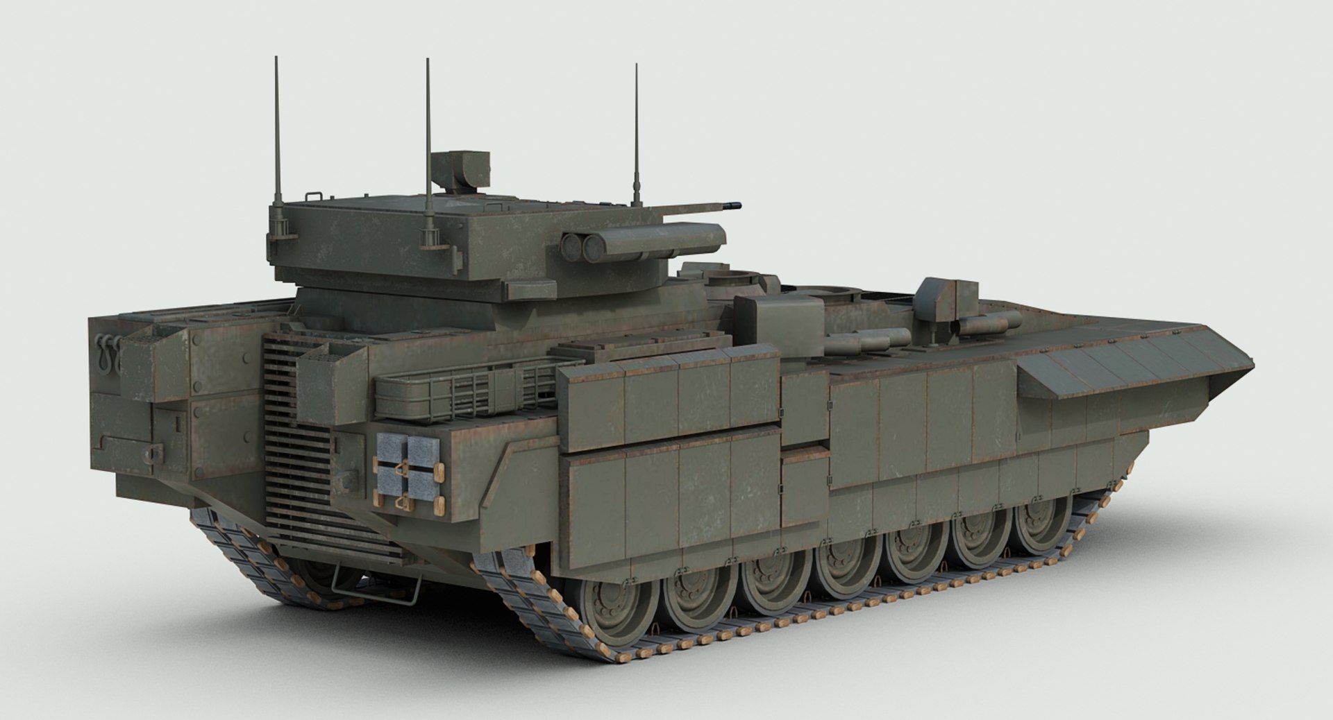 Russian T15 Armata 3d Model