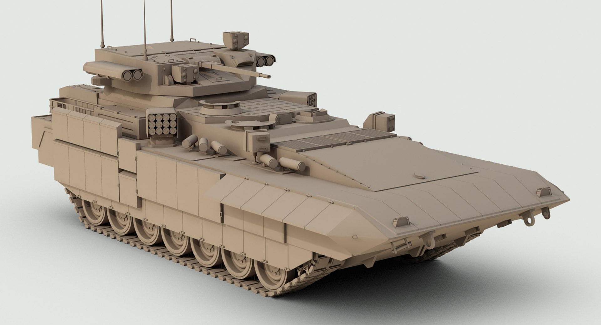 Russian T15 Armata 3d Model