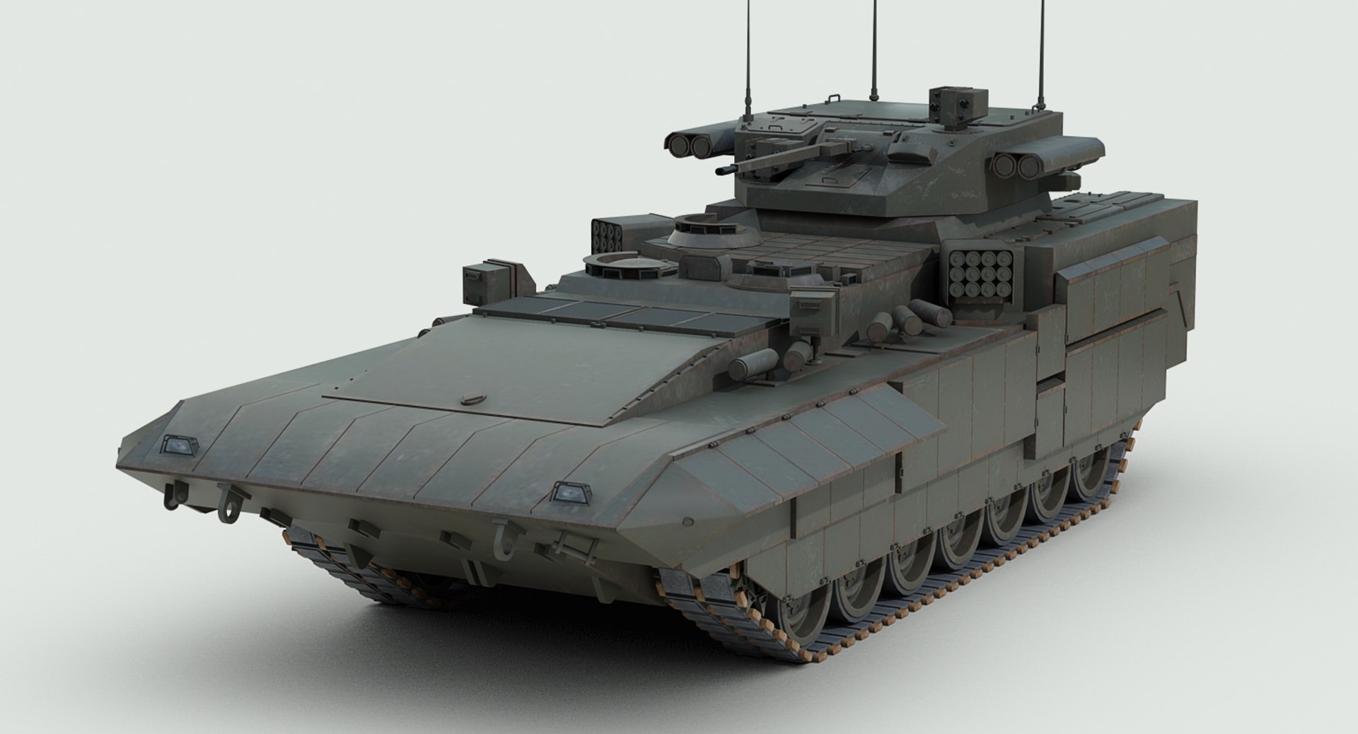 Russian T15 Armata 3d Model