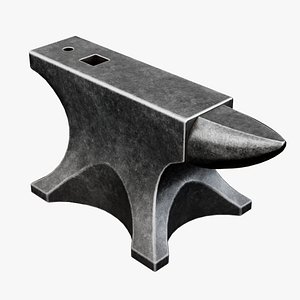 Medieval Anvil - Blacksmith Anvil Lowpoly 3D model 3D