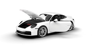 Porsche 911 Carrera 2025 3d model HQ 3D model