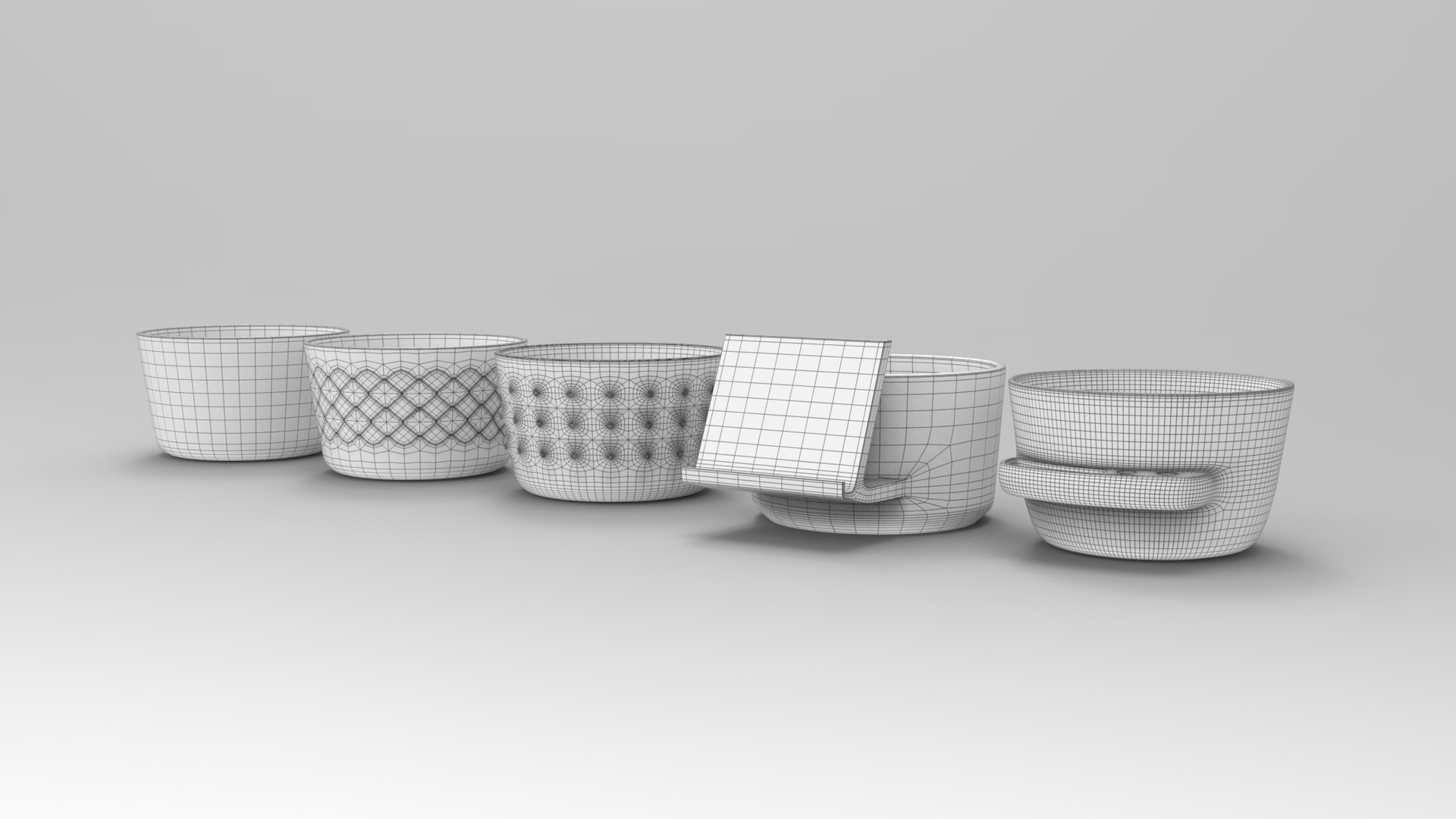 Plant Pot With Designs 3D - TurboSquid 2147967