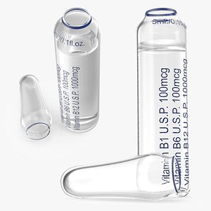 Vitamin B Complex 3ml Ampoule Opened