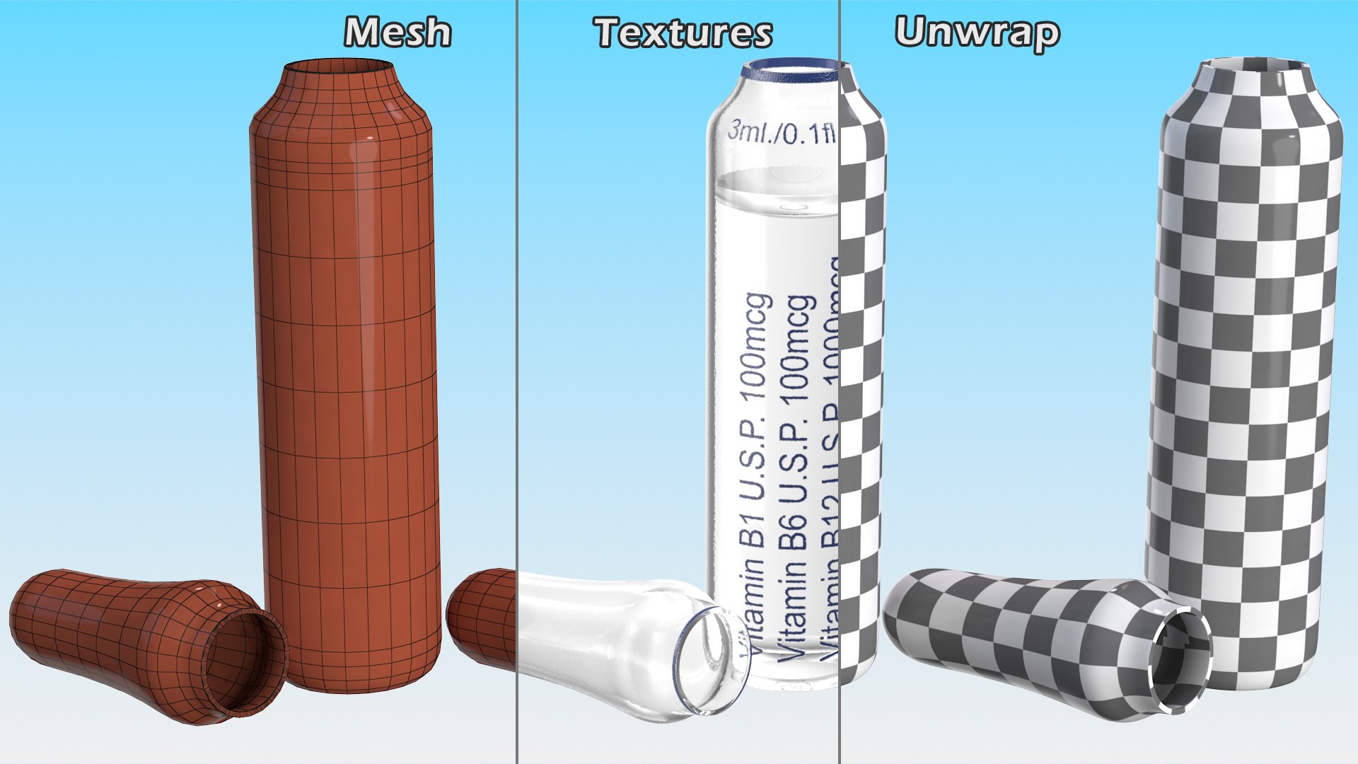 b complex 3ml ampoule 3D model https://p.turbosquid.com/ts-thumb/yW/jDwHtC/y2/vitaminbcomplex3mlampouleopened3dsmodel012/jpg/1613441569/1920x1080/fit_q87/d01e734f3b10a2e0c6ade26ddb87ef9d3adb16ec/vitaminbcomplex3mlampouleopened3dsmodel012.jpg