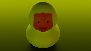 3D model Toy  duck