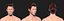 PBR Game Hair CG Hair short hair Male hair Hipster male hair 07