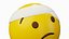 3D model Bandage Head Emoticon Emoji or Smiley