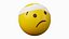 3D model Bandage Head Emoticon Emoji or Smiley