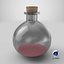 Magic Potion Bottle - Glass Vial with Cork Stopper