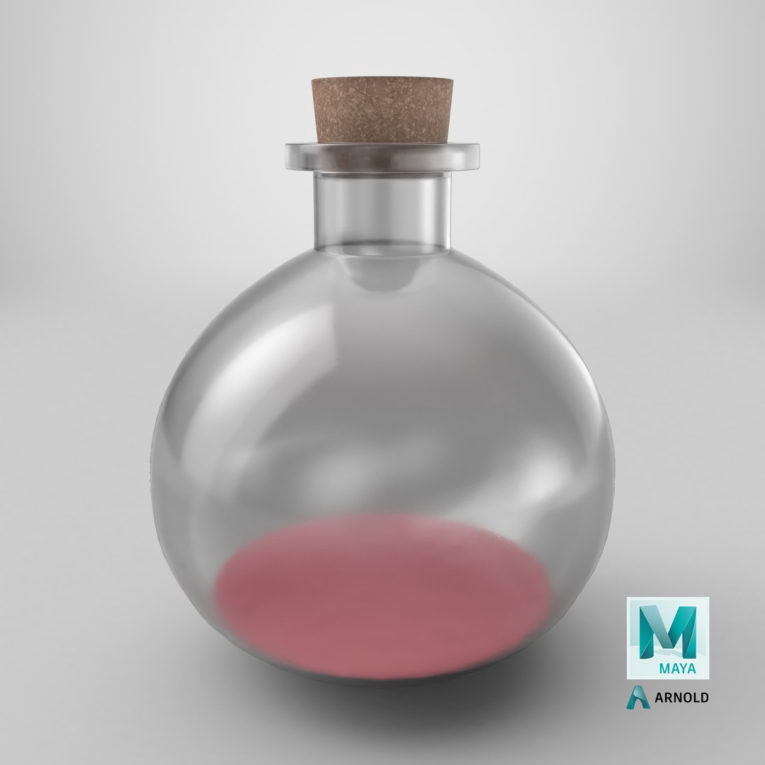 Magic Potion Bottle - Glass Vial with Cork Stopper 3D https://p.turbosquid.com/ts-thumb/yW/lGa3ON/uL/stemcell_maya_arnold_render/png/1784654299/1920x1080/fit_q87/cdde01a94938e5af44bc19e6e394a4aca3335c66/stemcell_maya_arnold_render.jpg