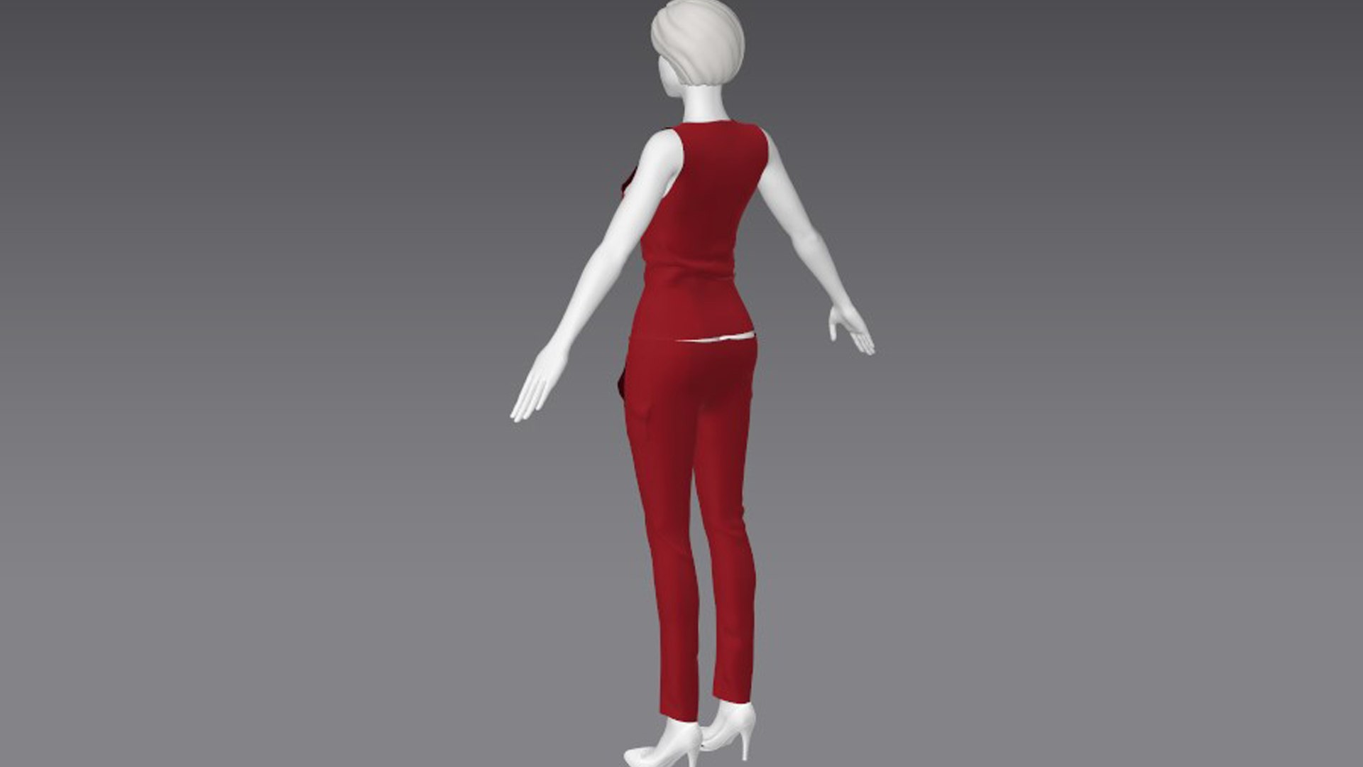 Clothing 1 A-pose 3D Model - TurboSquid 1704276
