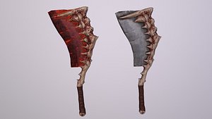 Fantasy Bone Axe