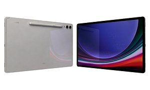 Samsung Galaxy Tab S9 Plus White 3D