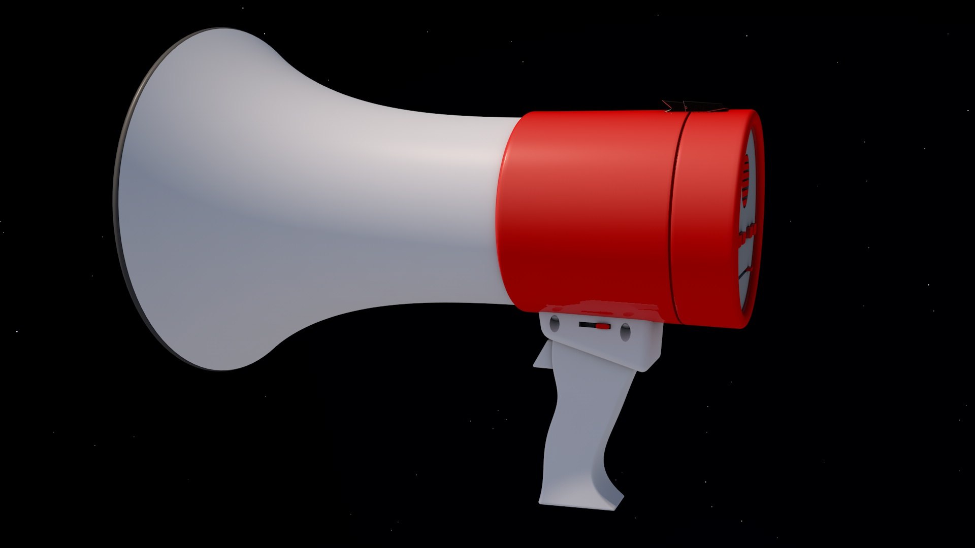 Megaphone 3D model - TurboSquid 1727148