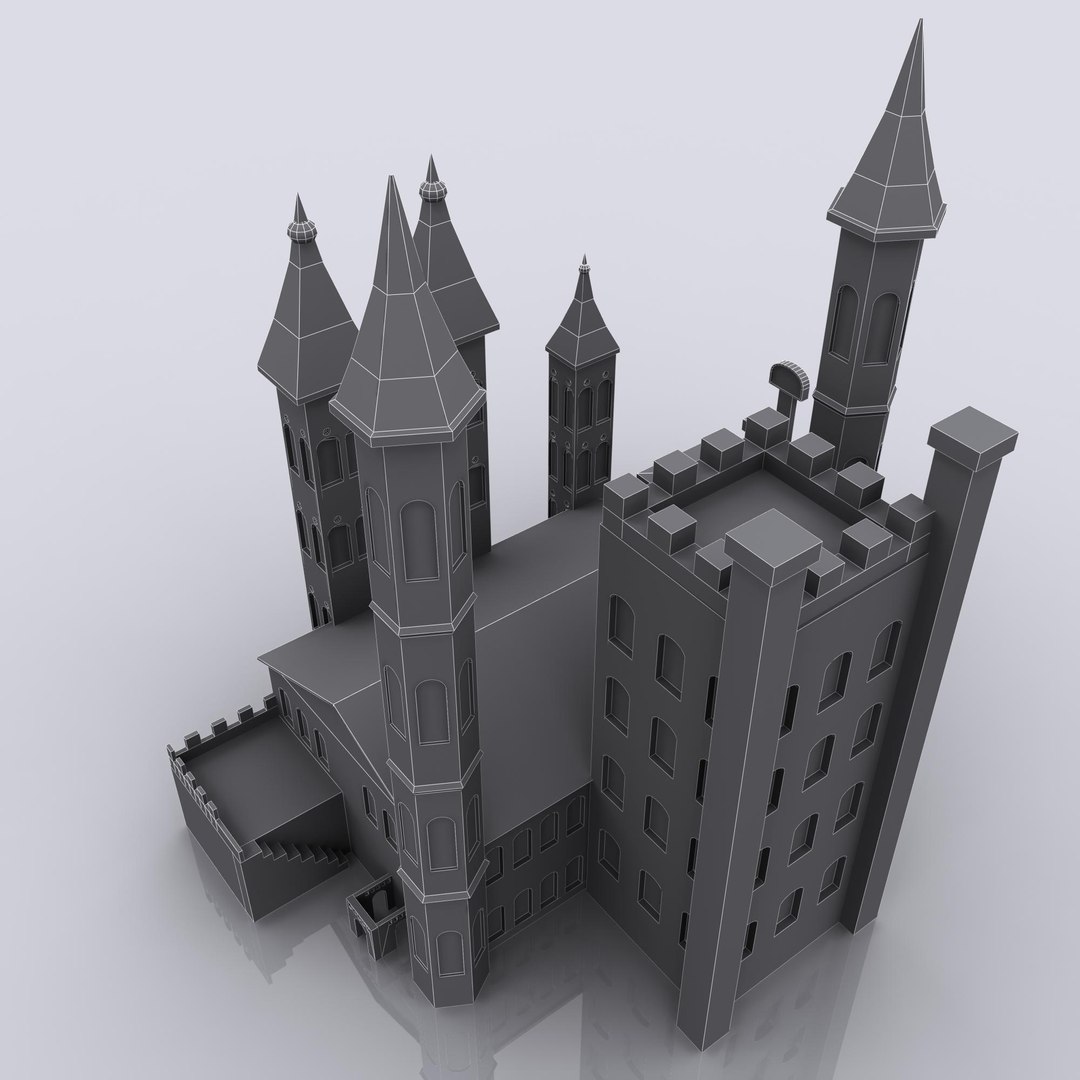 3d Model Of Castle