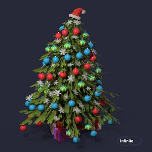 Christmas tree holiday Christmas 3D model