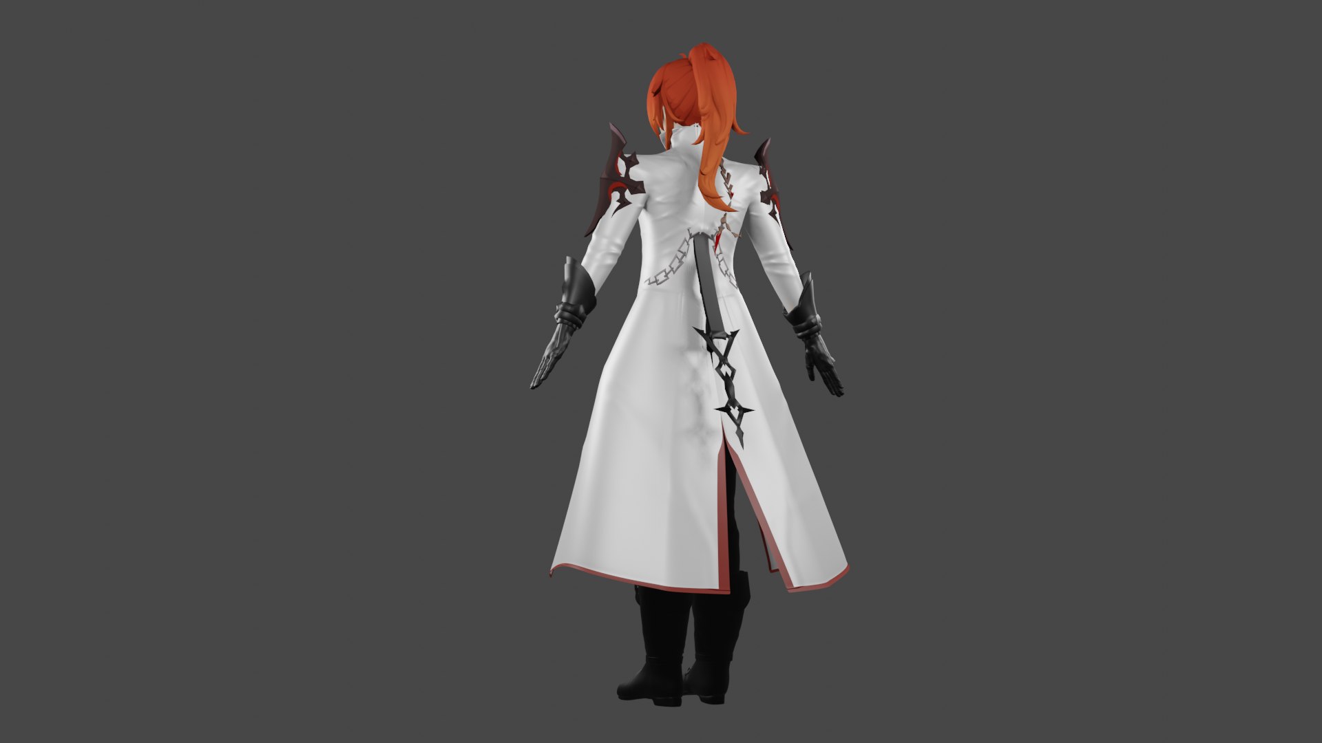 Character Raincoat Fatui 3D Model - TurboSquid 1962174