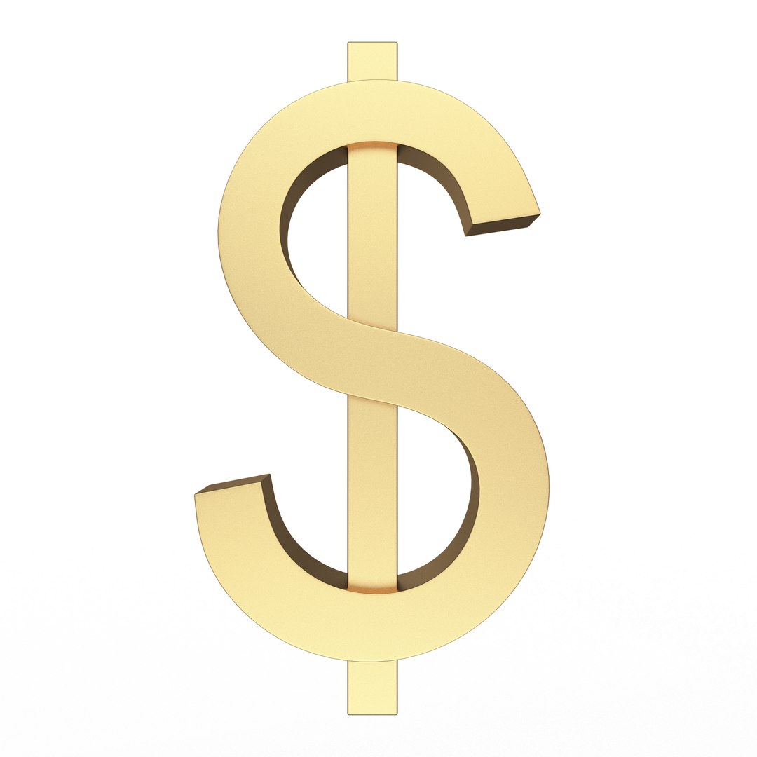 3D Dollar Symbol model https://p.turbosquid.com/ts-thumb/yX/7Em6Tw/1b/dollarsymbol6/jpg/1676134739/1920x1080/fit_q87/ee9b0862a3aa9190d053940f9e4341c87a49034f/dollarsymbol6.jpg