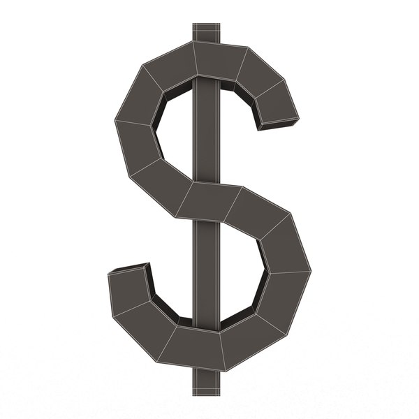 3D Dollar Symbol model - TurboSquid 2026567