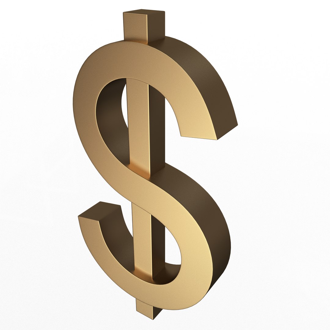 3D Dollar Symbol model https://p.turbosquid.com/ts-thumb/yX/7Em6Tw/cI/dollarsymbol2/jpg/1676134732/1920x1080/fit_q87/df72373687970082e26364bb04a69db7e3a83a15/dollarsymbol2.jpg