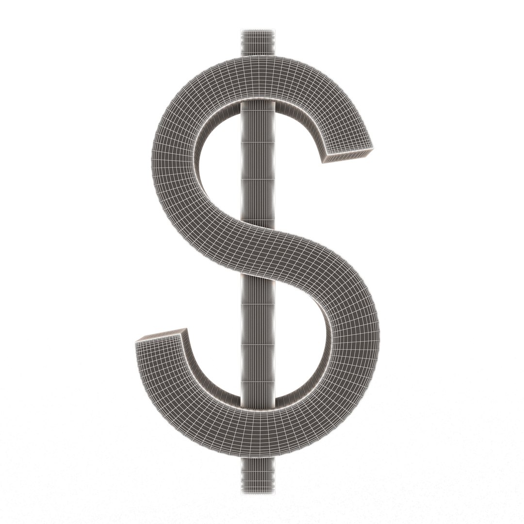 3D Dollar Symbol model https://p.turbosquid.com/ts-thumb/yX/7Em6Tw/px/wireframehighdollarsymbol1/jpg/1676134740/1920x1080/fit_q87/098cf594726287558b024f73c5cef702b1d06236/wireframehighdollarsymbol1.jpg