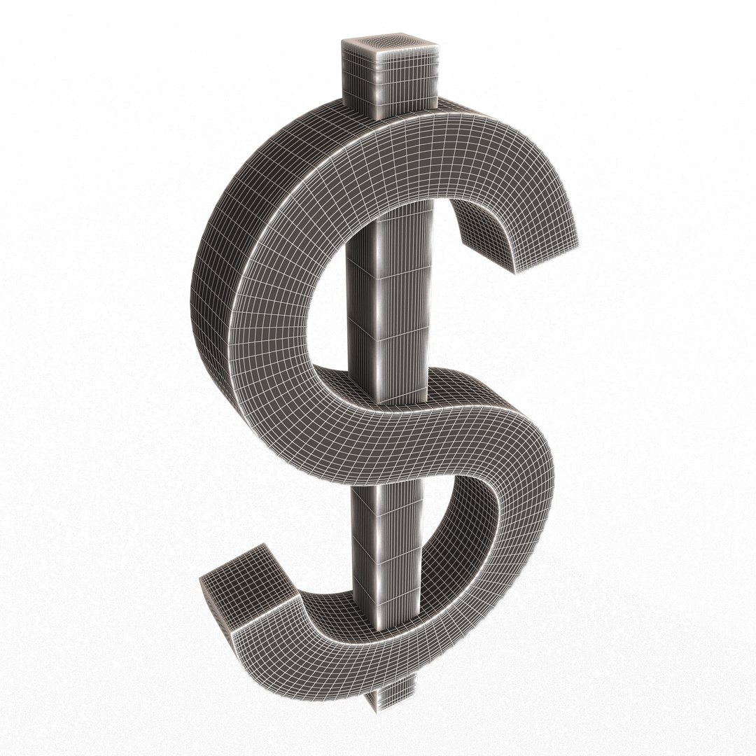 3D Dollar Symbol model https://p.turbosquid.com/ts-thumb/yX/7Em6Tw/zM/wireframehighdollarsymbol2/jpg/1676134743/1920x1080/fit_q87/d0405f735c9e9e0bcef9566136cd31e130e0abdd/wireframehighdollarsymbol2.jpg
