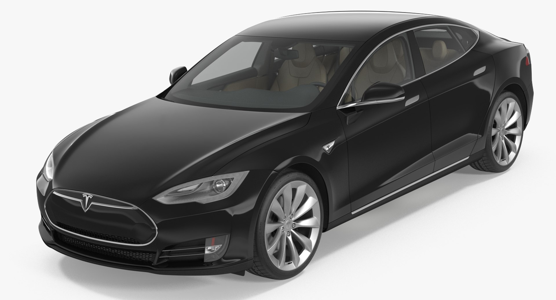 Tesla Model S P100D 2015 3D Model 3D model preview