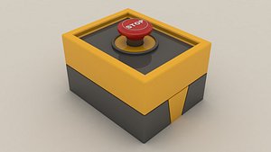 3D emergency panic button model