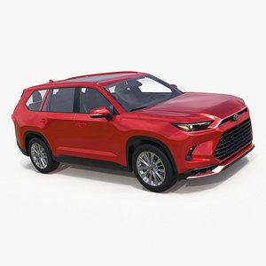 Toyota Grand Highlander 2024 Red