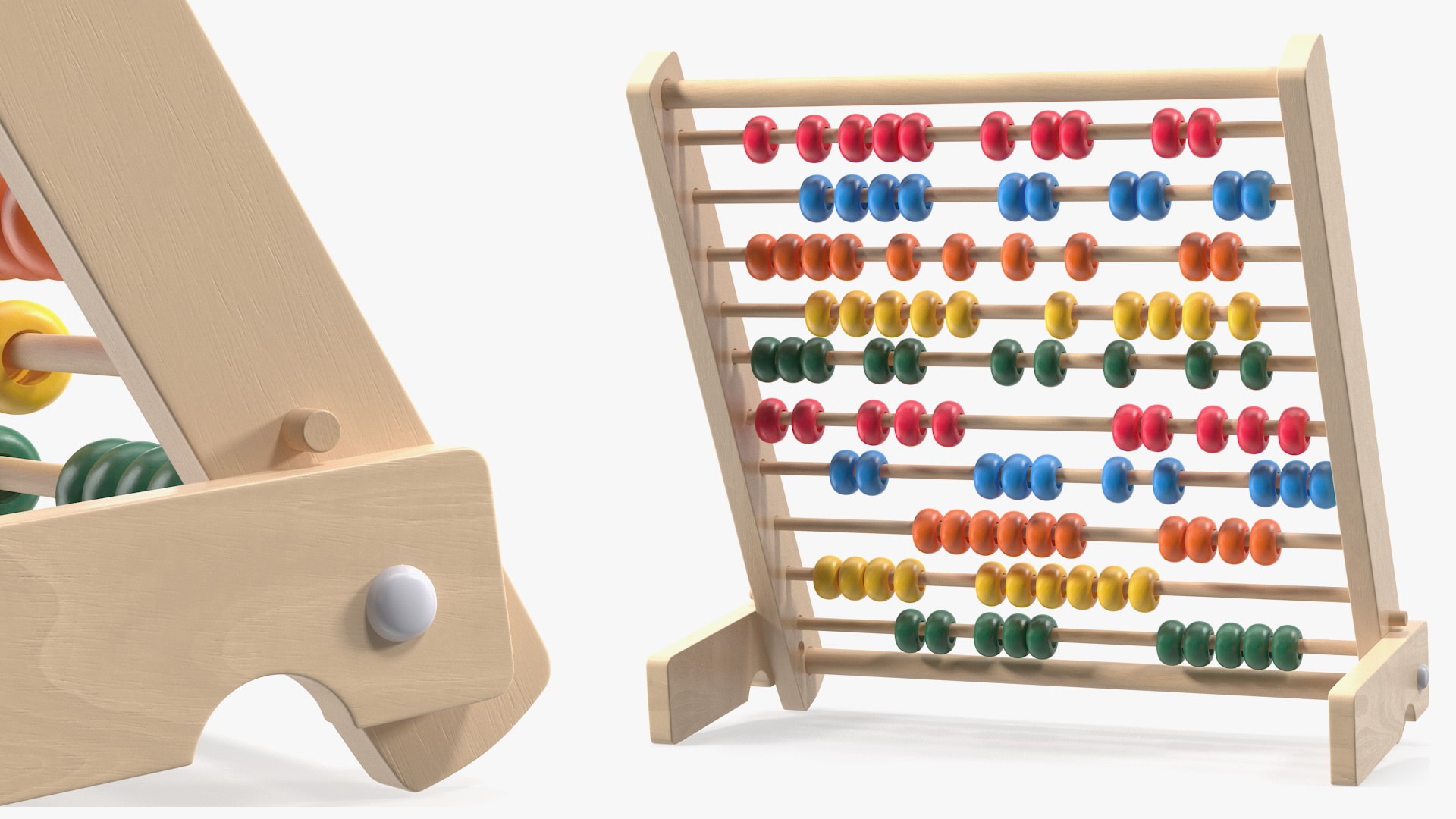 3D Kids Educational Wooden Abacus - TurboSquid 1652654