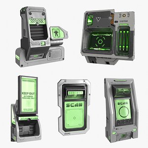 Sci Fi Scanner Display Collection