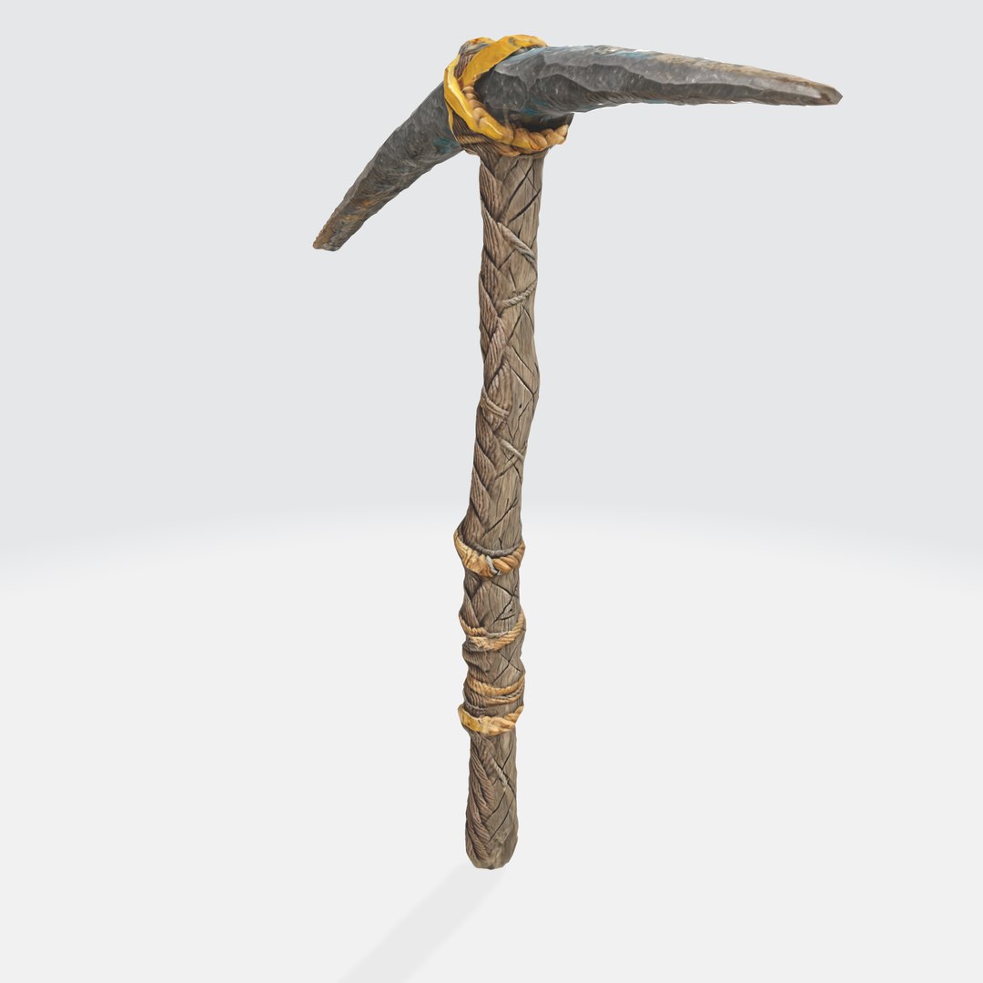 3D Model Primitive Pickaxe - TurboSquid 2260752